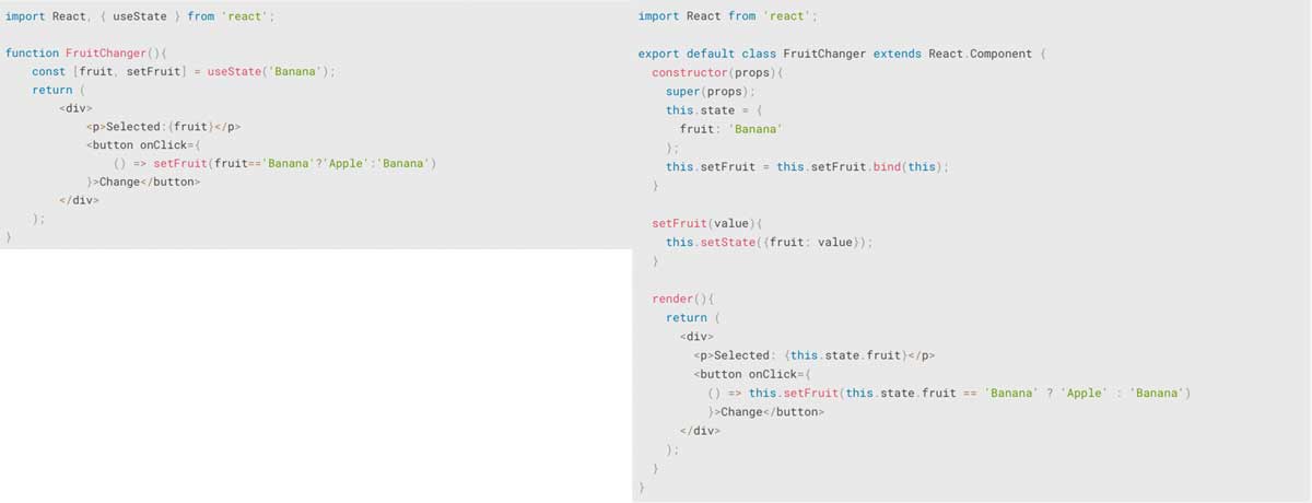 What are React Hooks and why you should care about them - Part 1 5 comparison2
