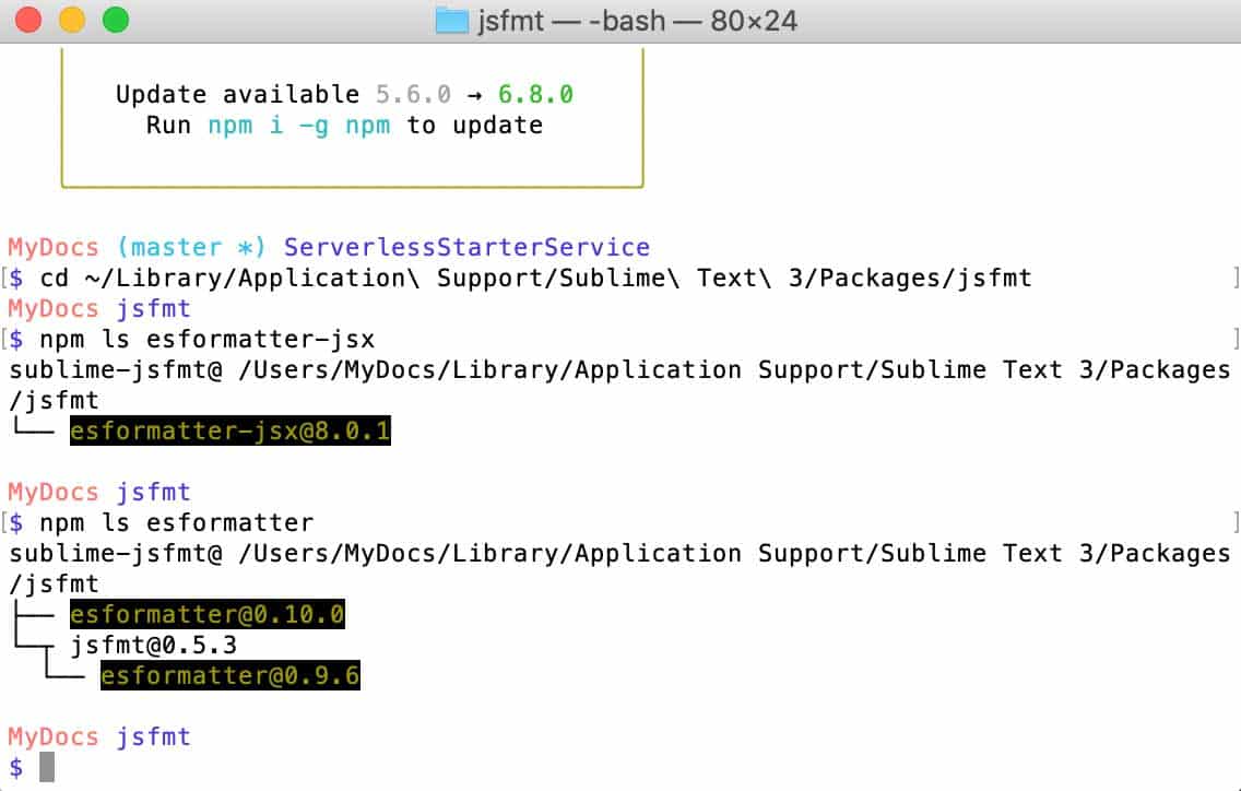 How To Build a Serverless React.js Application with AWS Lambda, API Gateway, & DynamoDB - Part 1 6 jsfmt install