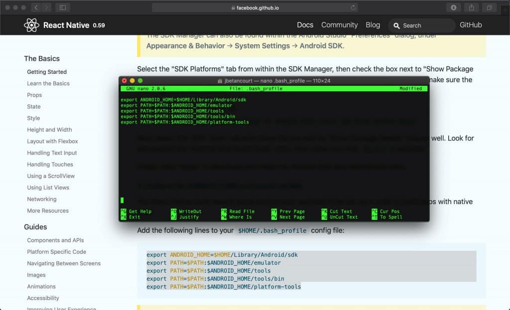 Getting Started With React Native 16 react14