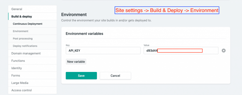 Practical guide to build Serverless applications with Netlify and React.js 5 environment netlify