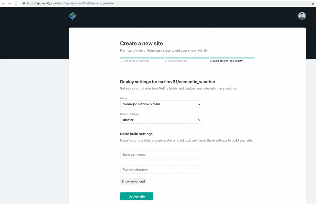 Practical guide to build Serverless applications with Netlify and React.js 6 netlify publish