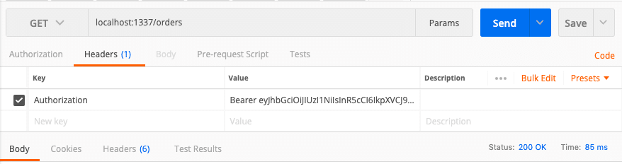 Strapi.js - A new way to build Node.js APIs 9 sample get orders