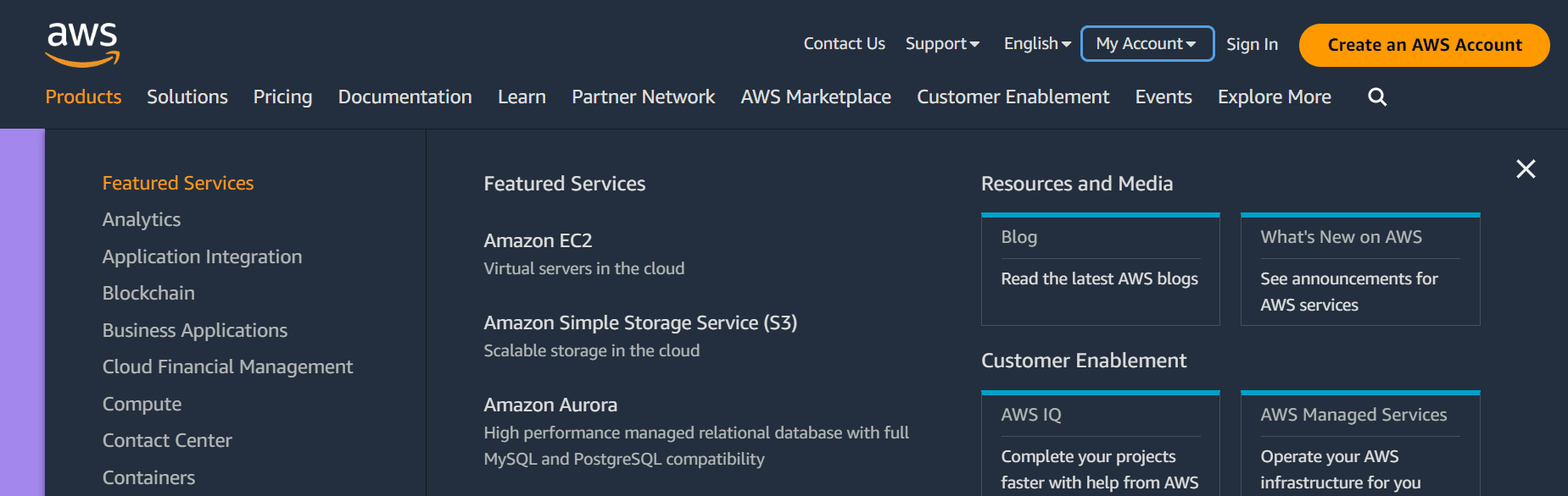 How to Deploy React App to AWS S3? 2 Finding S3 Service in AWS Account