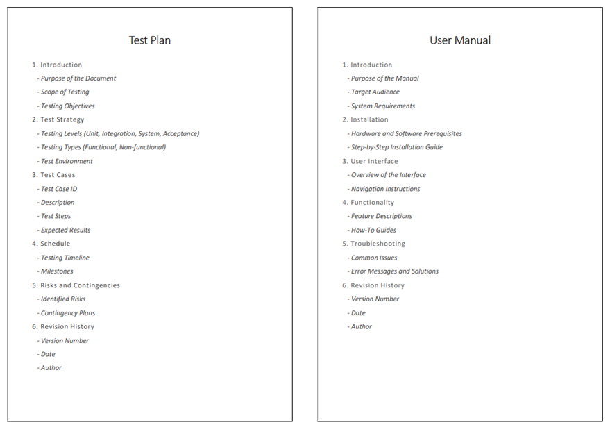 Software Product Development: Measuring the Depth of the Ocean 5 Technical Documentation in Software Development
