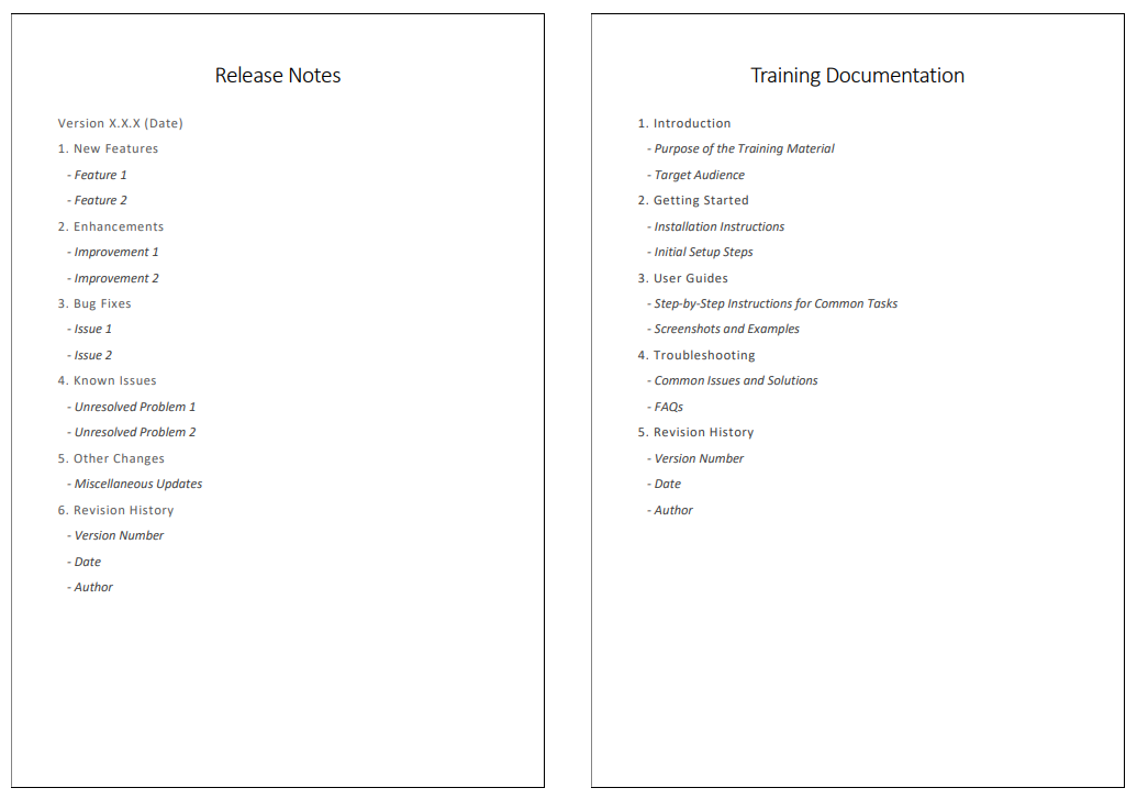 Software Product Development: Measuring the Depth of the Ocean 8 Technical Documentation in Software Development